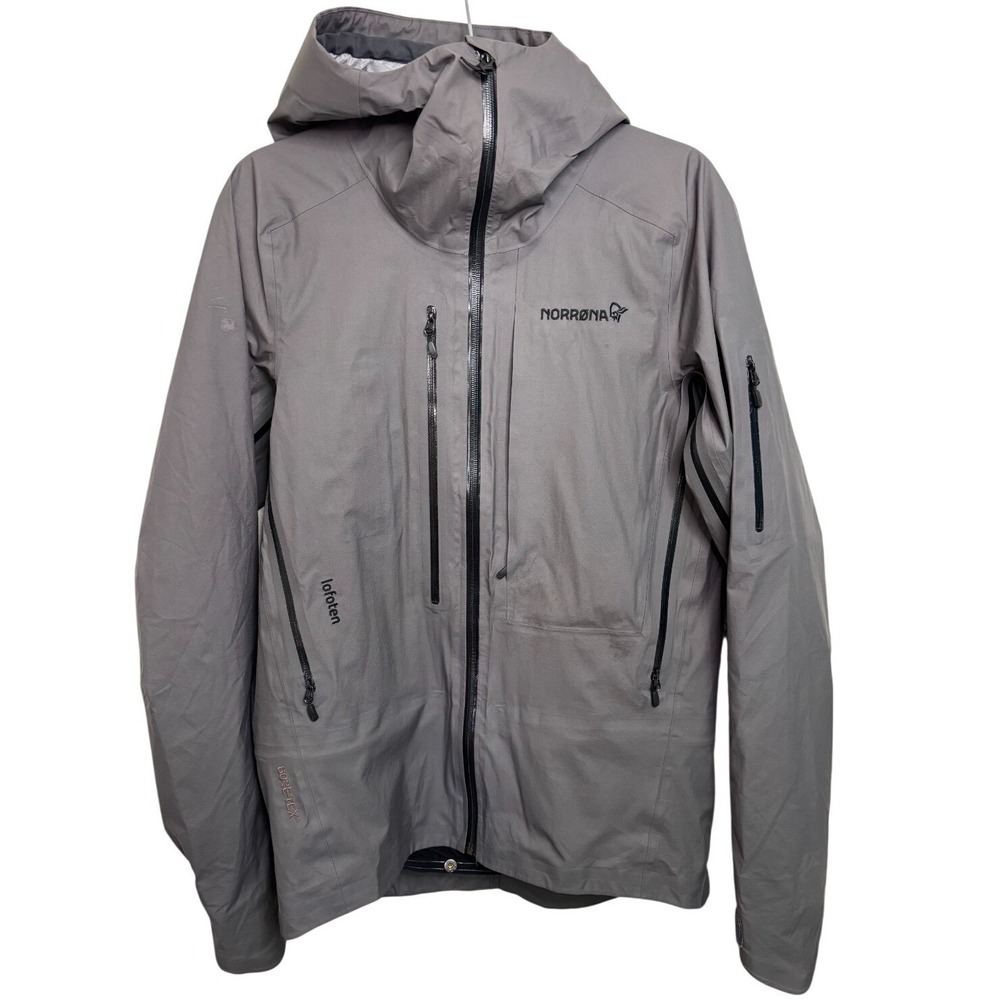 Norrona Lofoten Men's Small  Gore-Tex Active Jacket 8915 MERCURY Grey